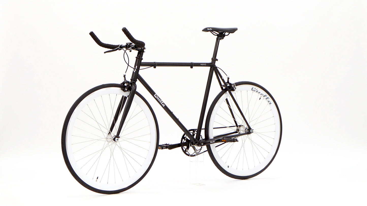 Nero Courier White Single Speed Bike