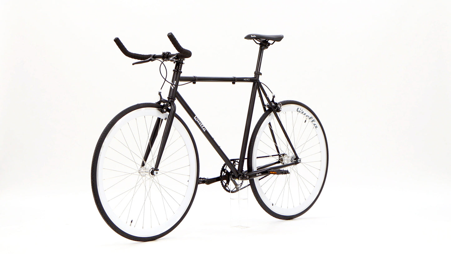 Nero Courier White Single Speed Bike