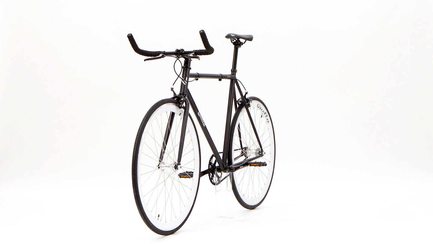 Nero Courier White Single Speed Bike