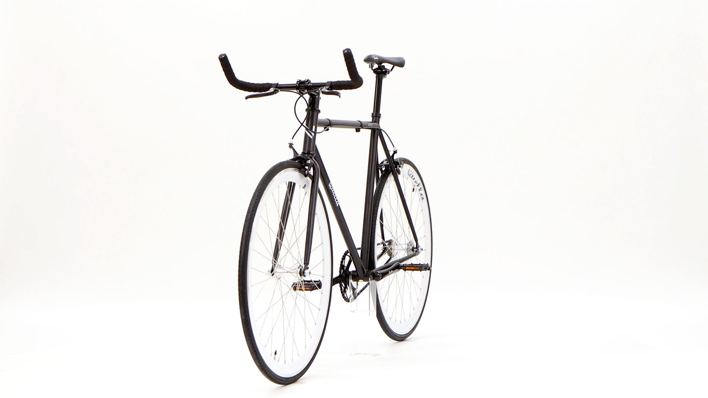 Nero Courier White Single Speed Bike