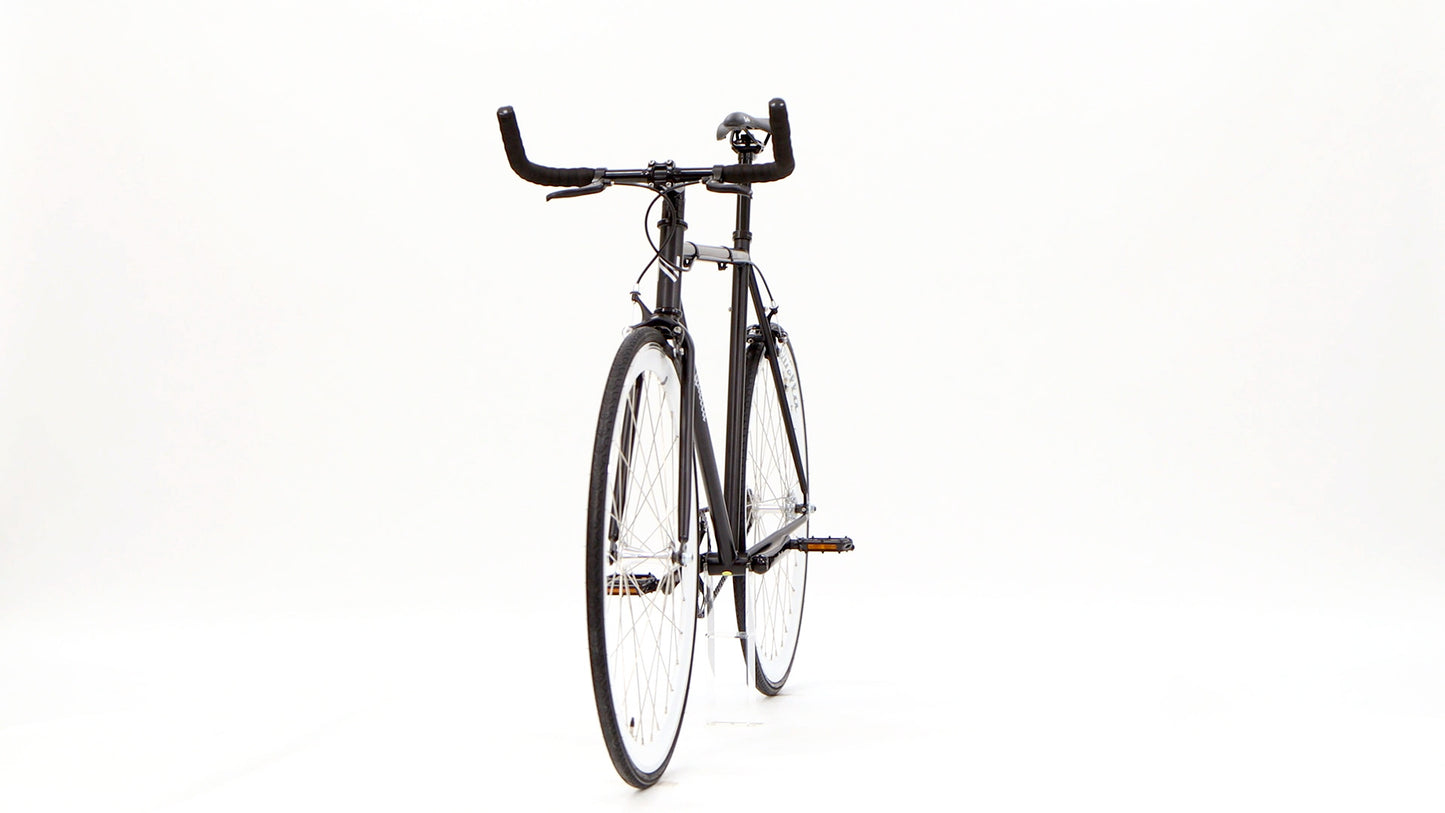 Nero Courier White Single Speed Bike