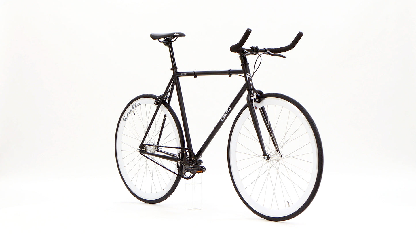 Nero Courier White Single Speed Bike