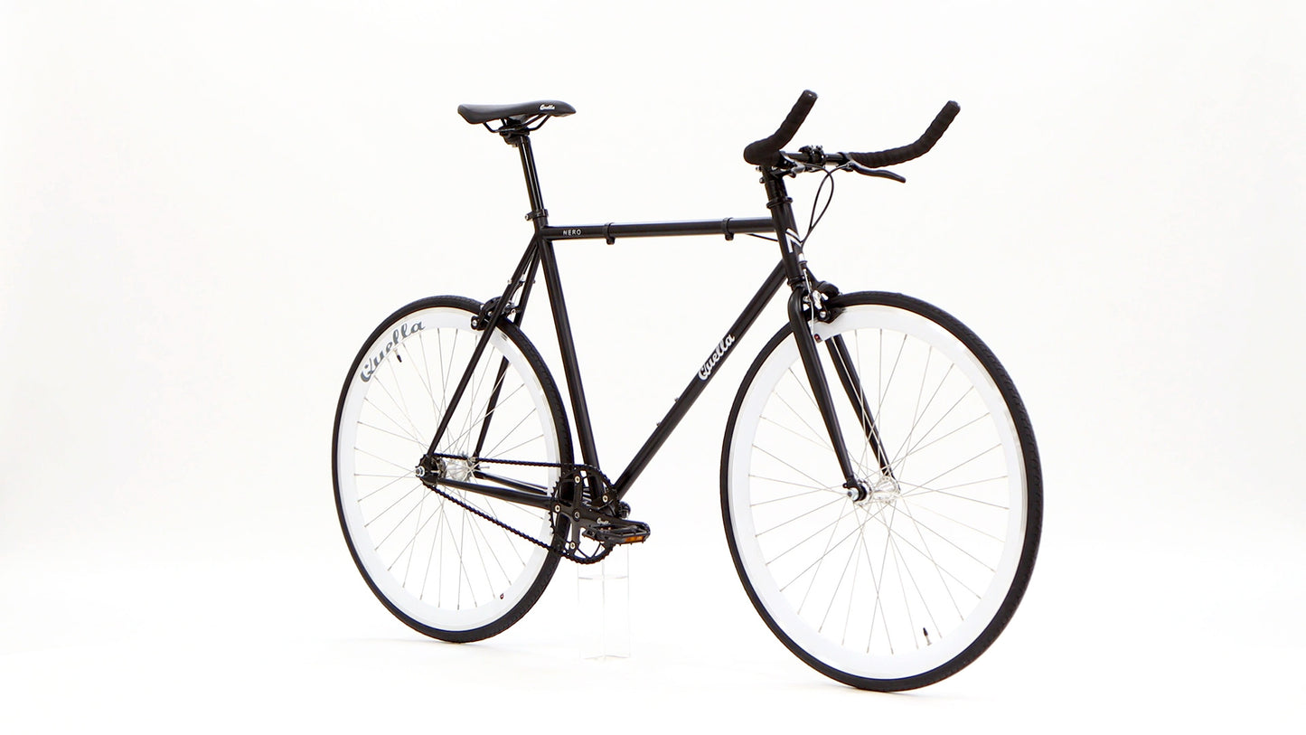 Nero Courier White Single Speed Bike