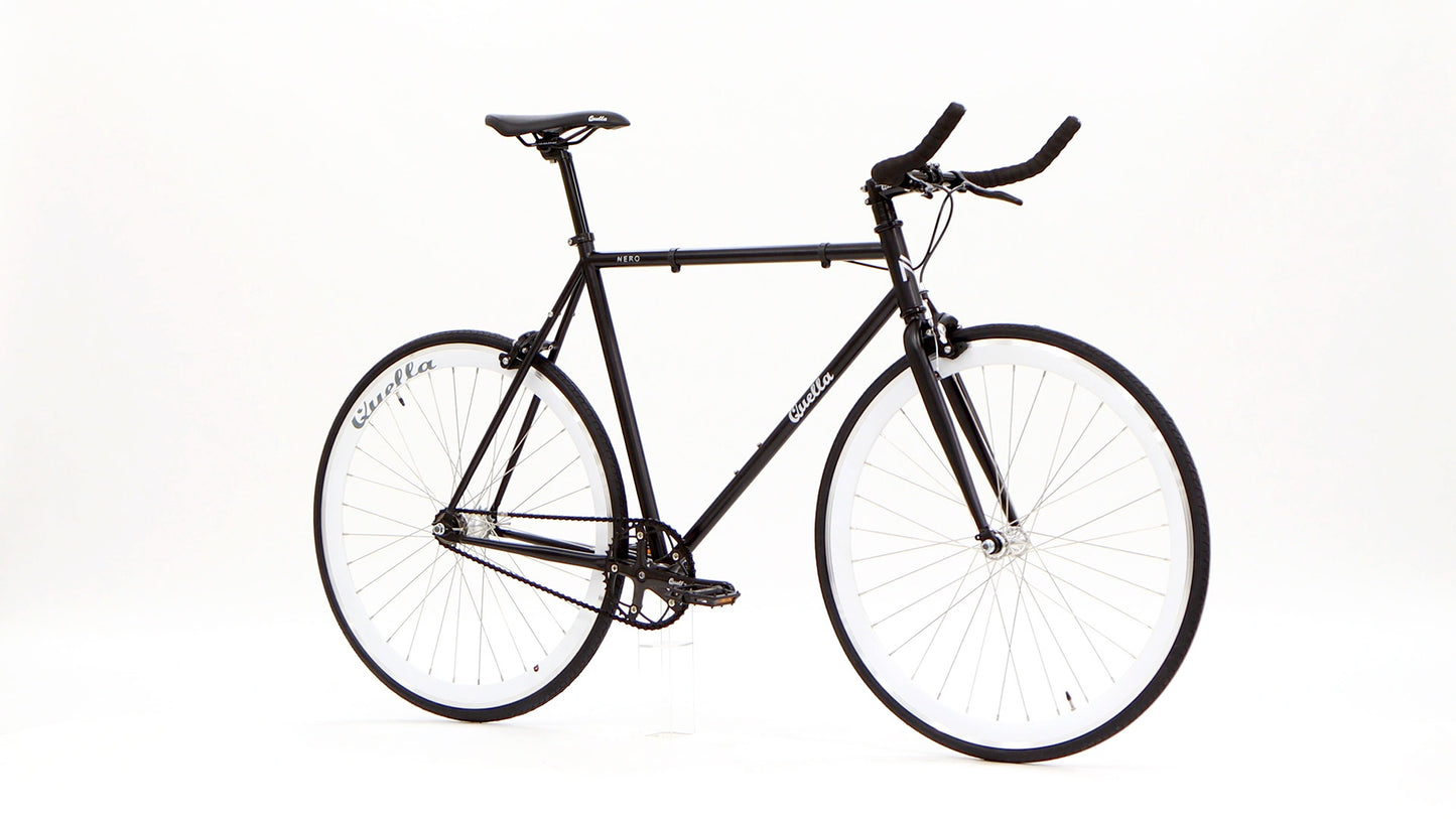 Nero Courier White Single Speed Bike