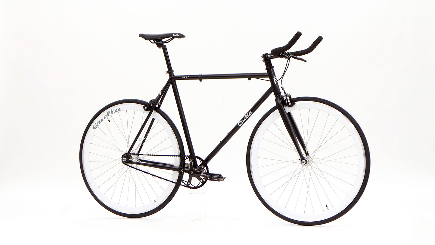 Nero Courier White Single Speed Bike