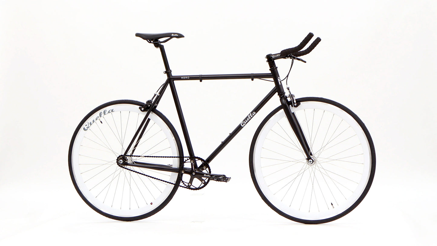 Nero Courier White Single Speed Bike