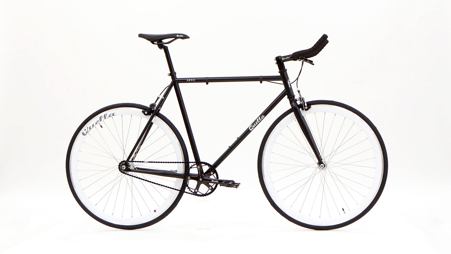 Nero Courier White Single Speed Bike