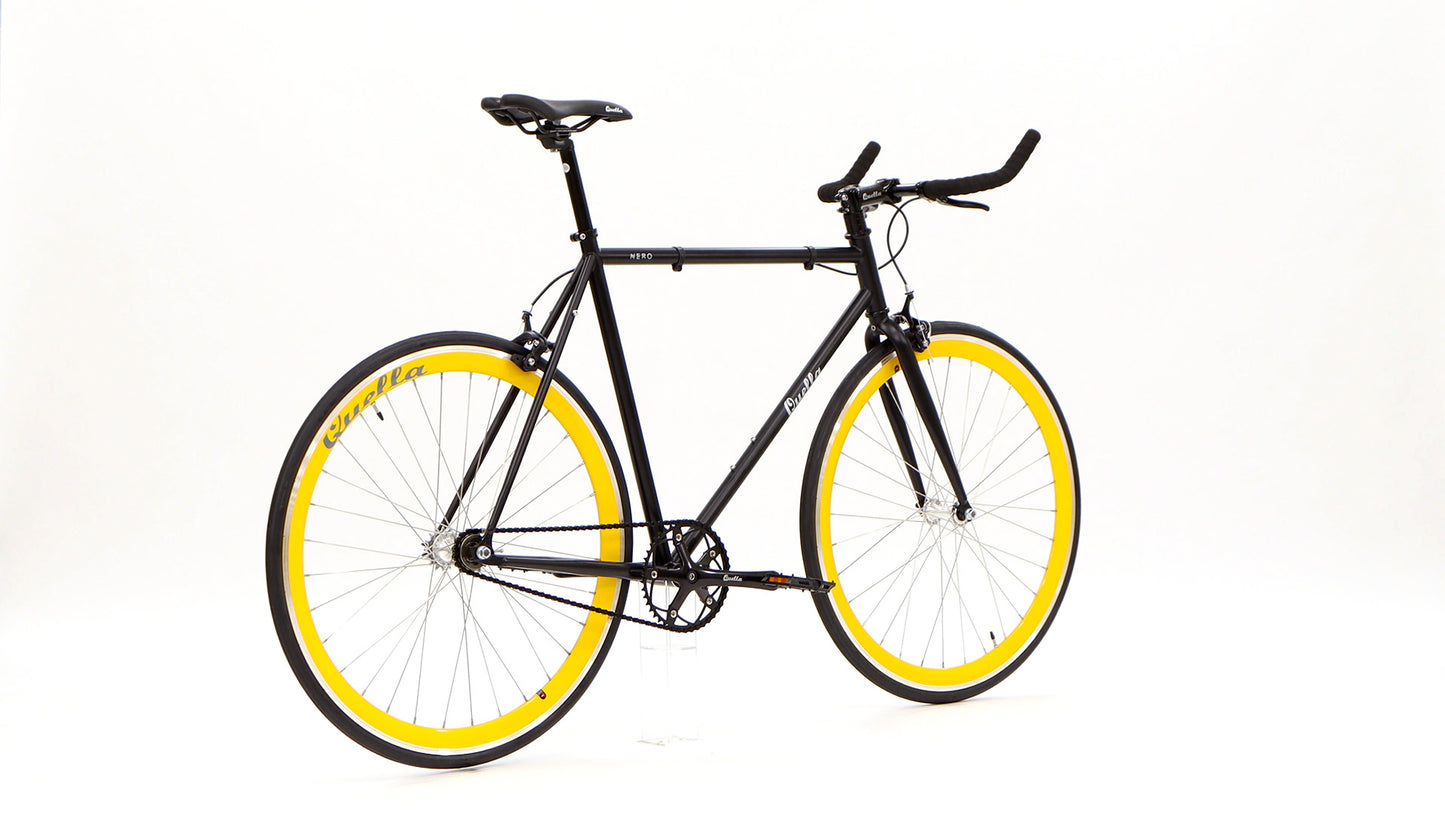 Nero Courier Yellow Single Speed Bike