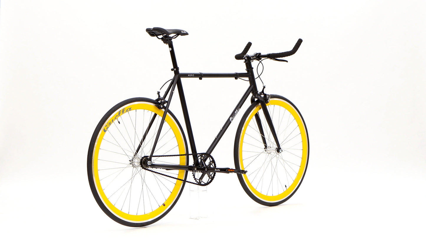 Nero Courier Yellow Single Speed Bike