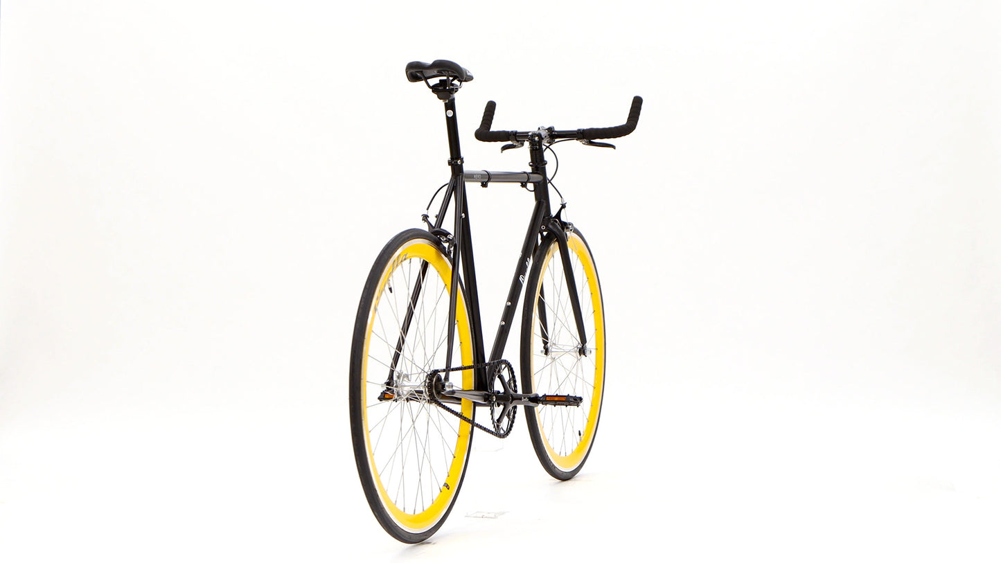 Nero Courier Yellow Single Speed Bike