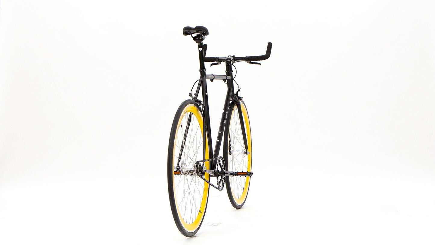 Nero Courier Yellow Single Speed Bike