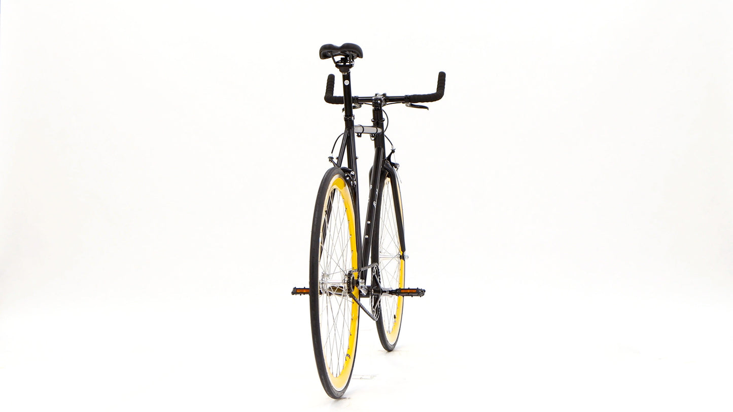 Nero Courier Yellow Single Speed Bike