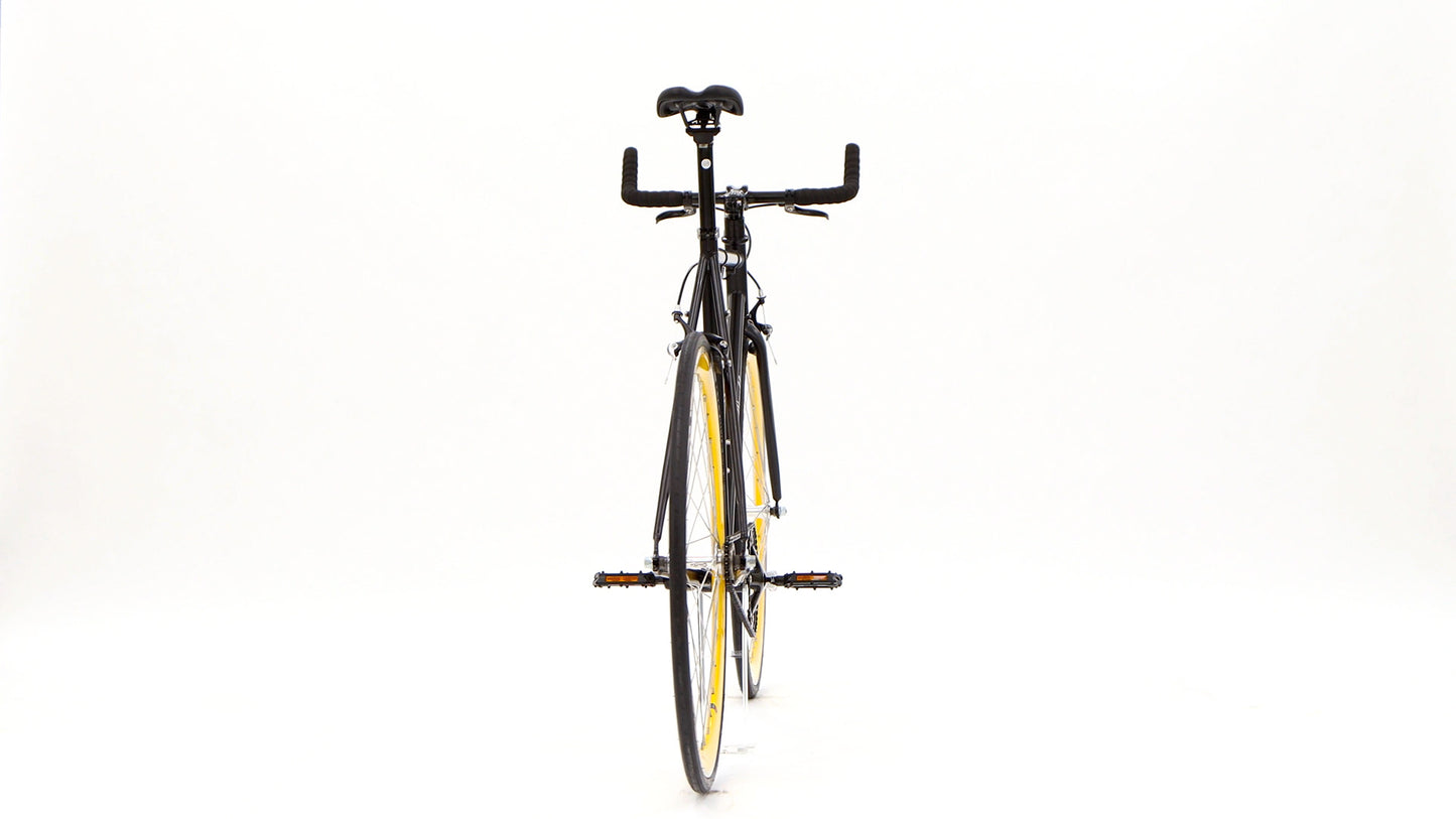 Nero Courier Yellow Single Speed Bike