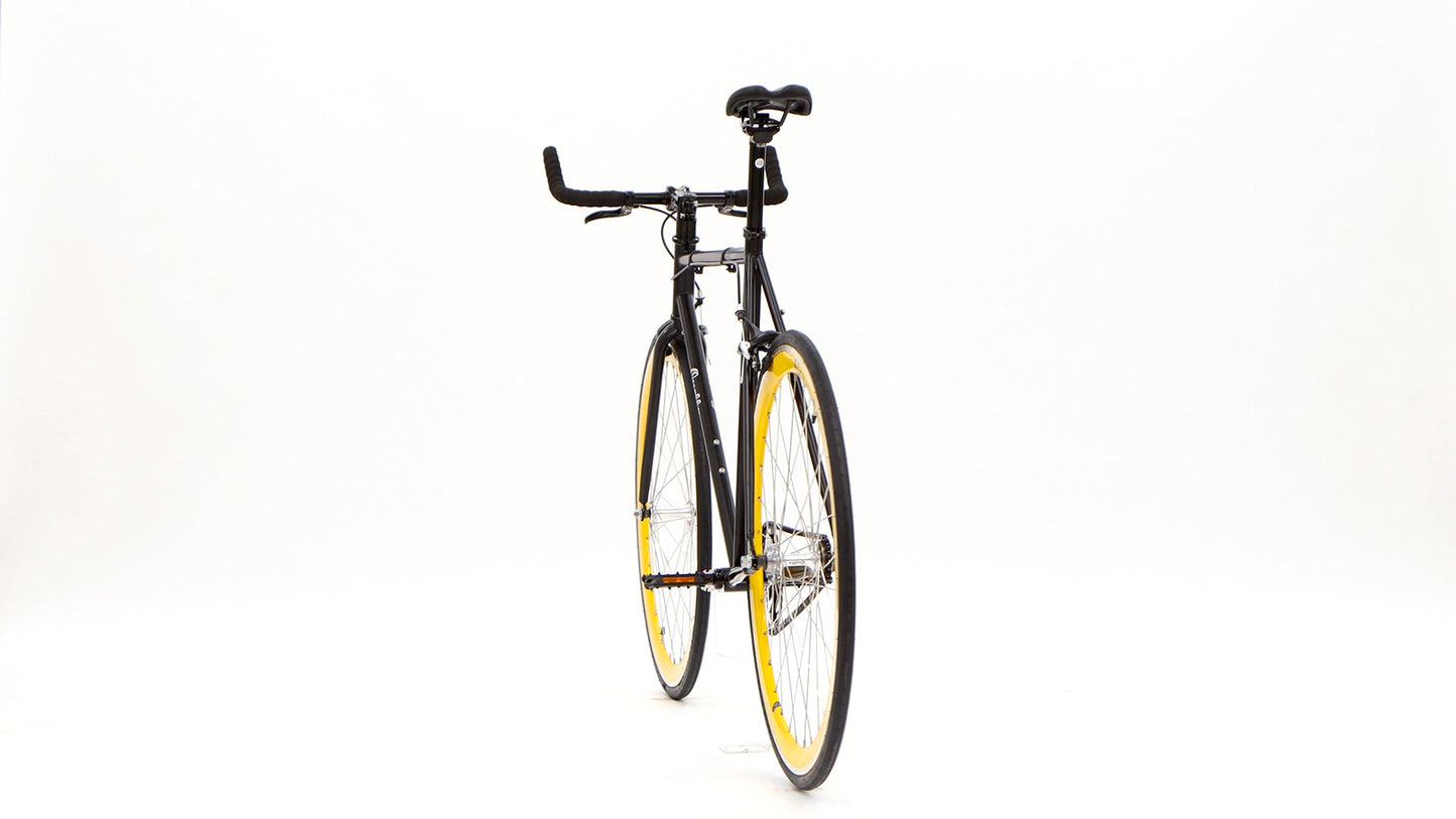 Nero Courier Yellow Single Speed Bike