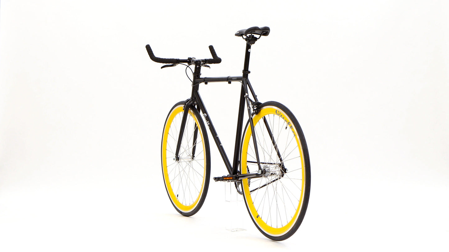 Nero Courier Yellow Single Speed Bike