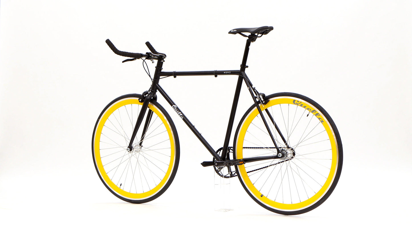 Nero Courier Yellow Single Speed Bike