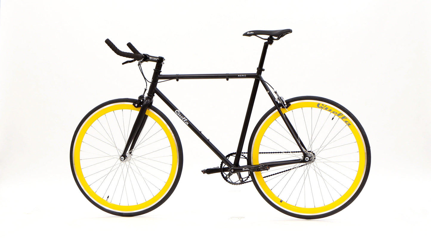 Nero Courier Yellow Single Speed Bike