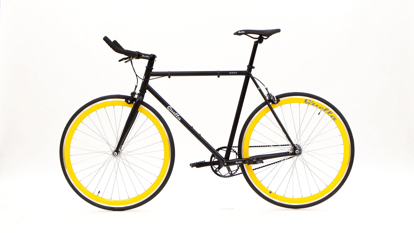 Nero Courier Yellow Single Speed Bike