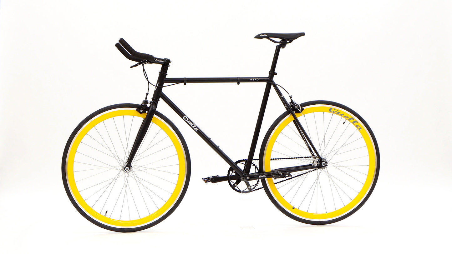 Nero Courier Yellow Single Speed Bike