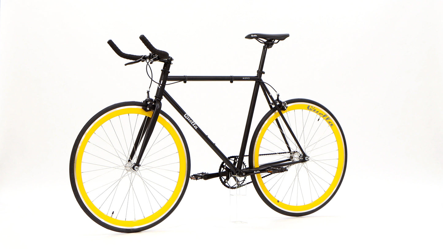 Nero Courier Yellow Single Speed Bike