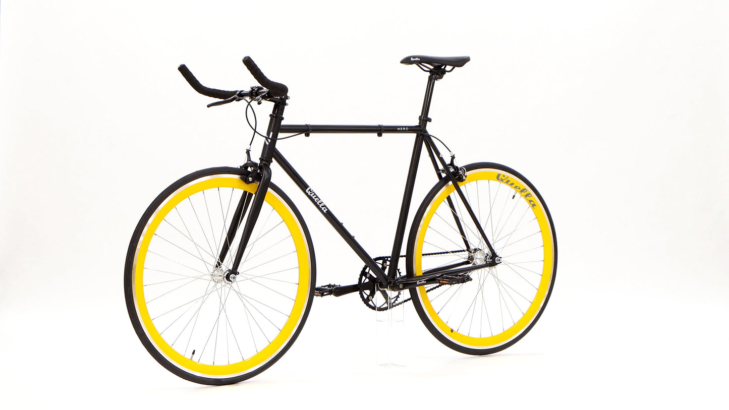 Nero Courier Yellow Single Speed Bike