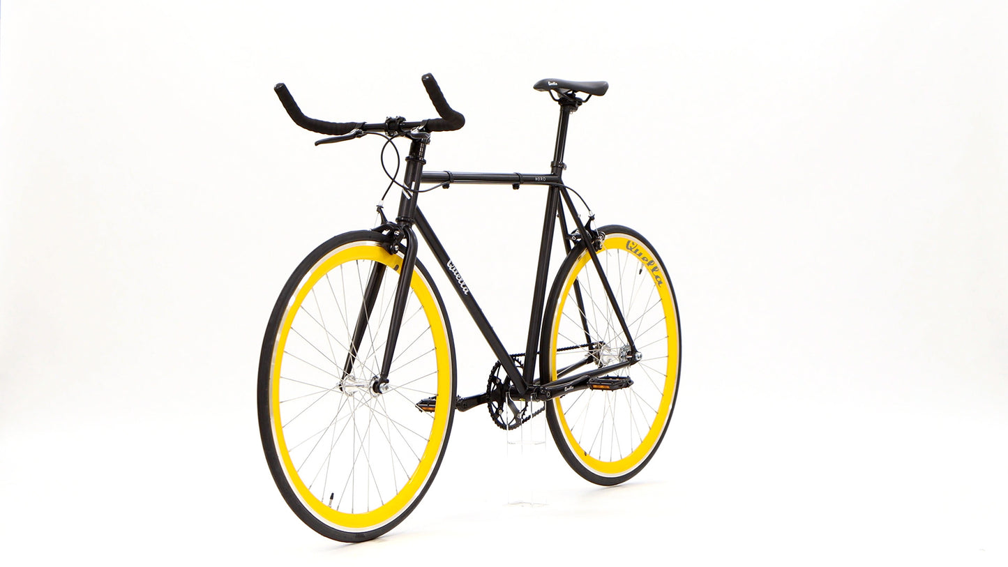 Nero Courier Yellow Single Speed Bike