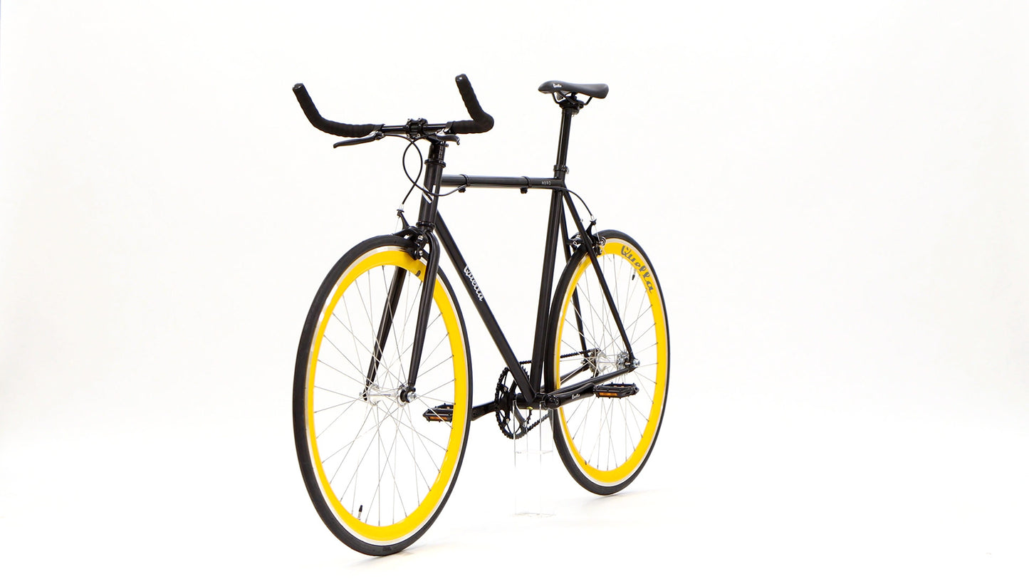 Nero Courier Yellow Single Speed Bike