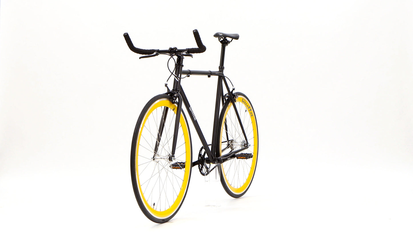 Nero Courier Yellow Single Speed Bike