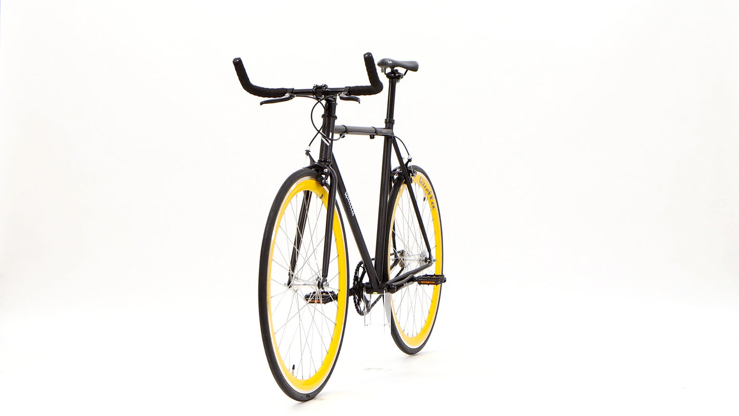 Nero Courier Yellow Single Speed Bike