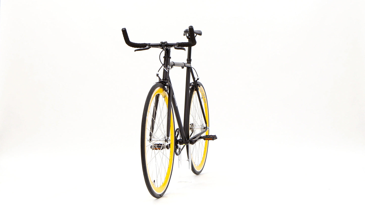 Nero Courier Yellow Single Speed Bike