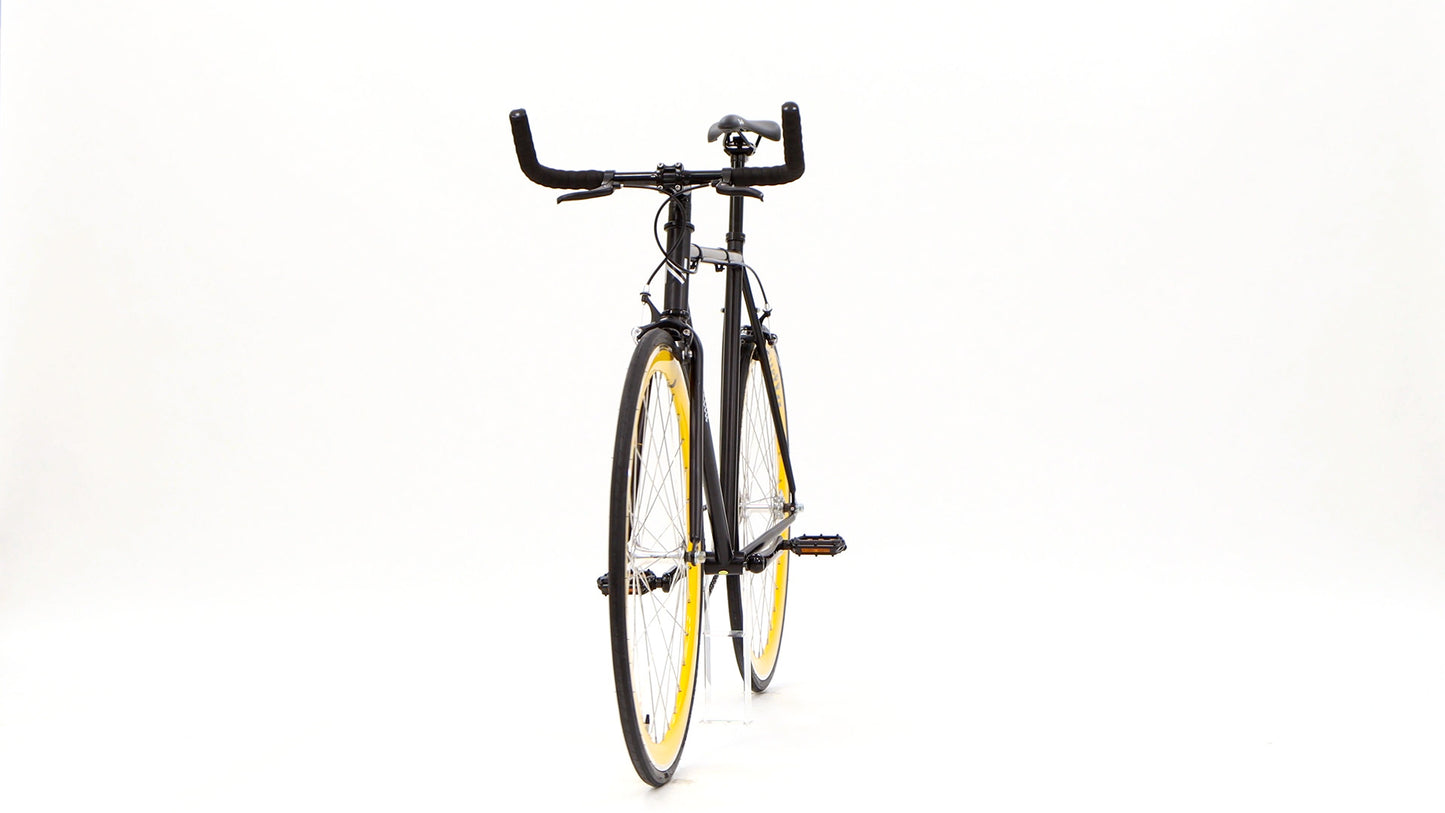 Nero Courier Yellow Single Speed Bike