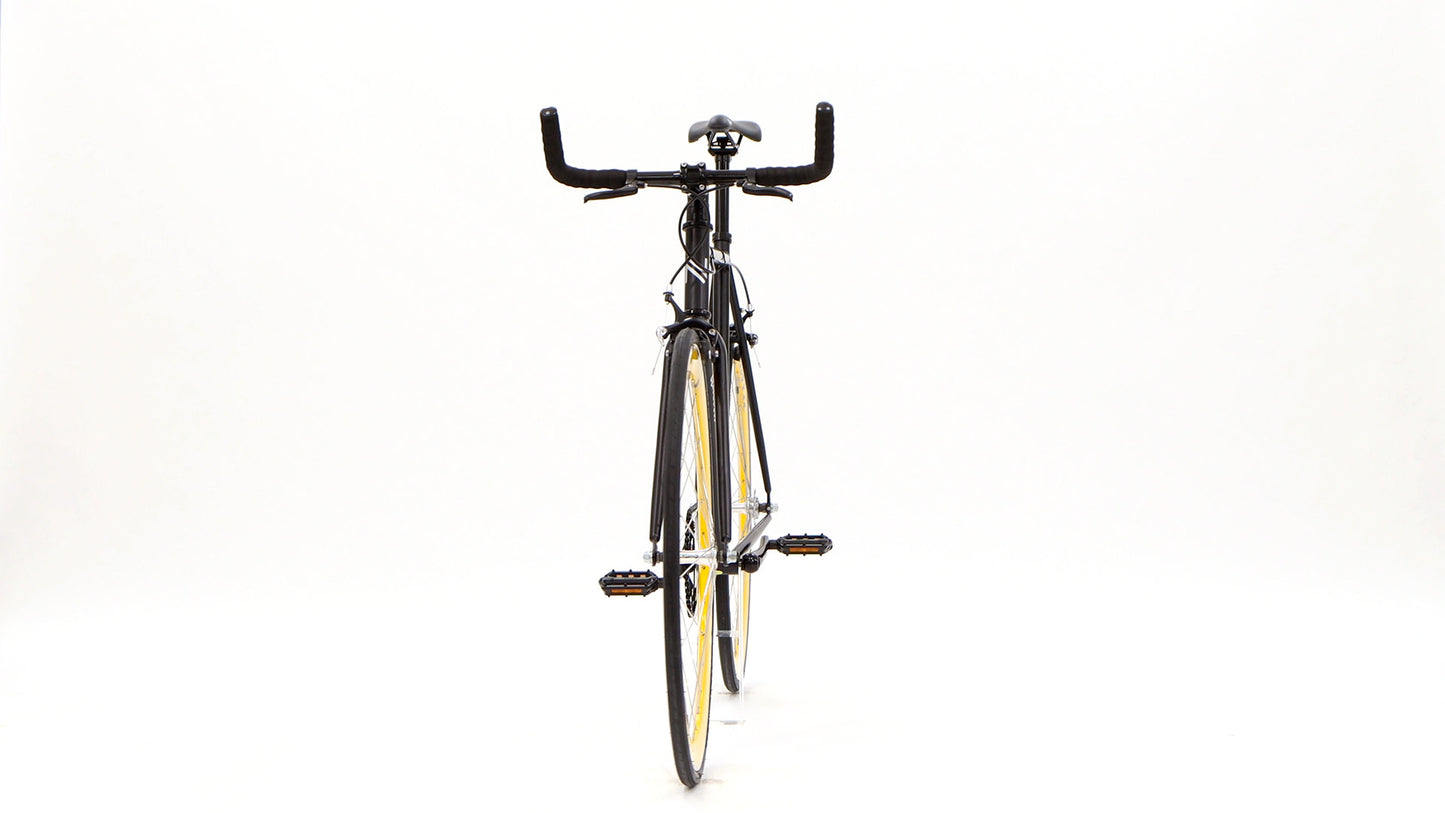 Nero Courier Yellow Single Speed Bike