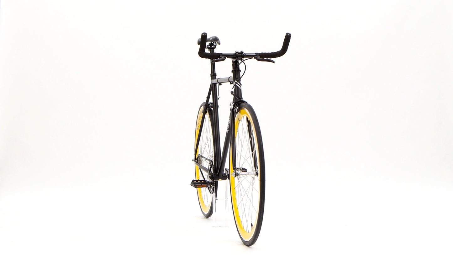 Nero Courier Yellow Single Speed Bike