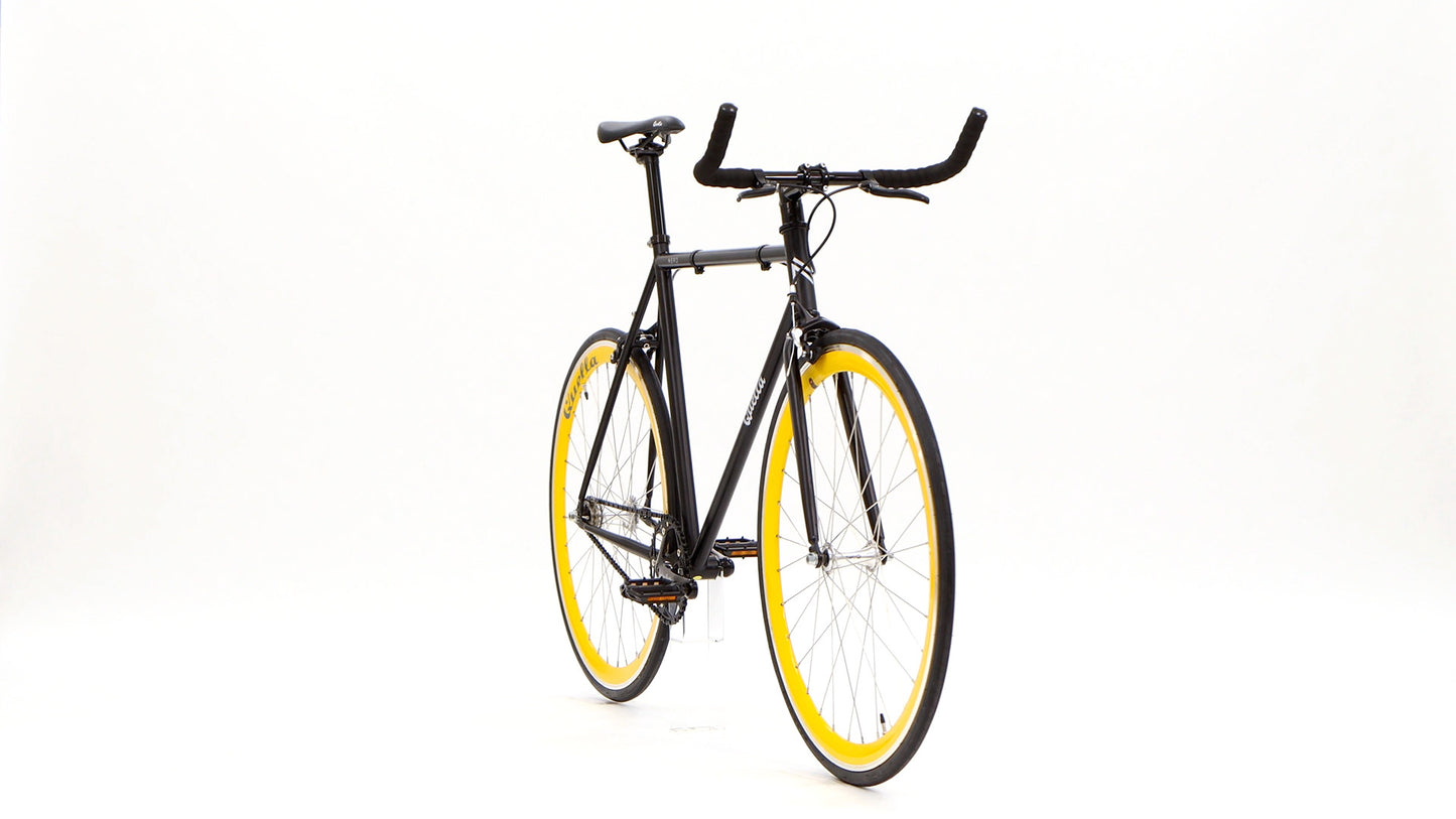 Nero Courier Yellow Single Speed Bike