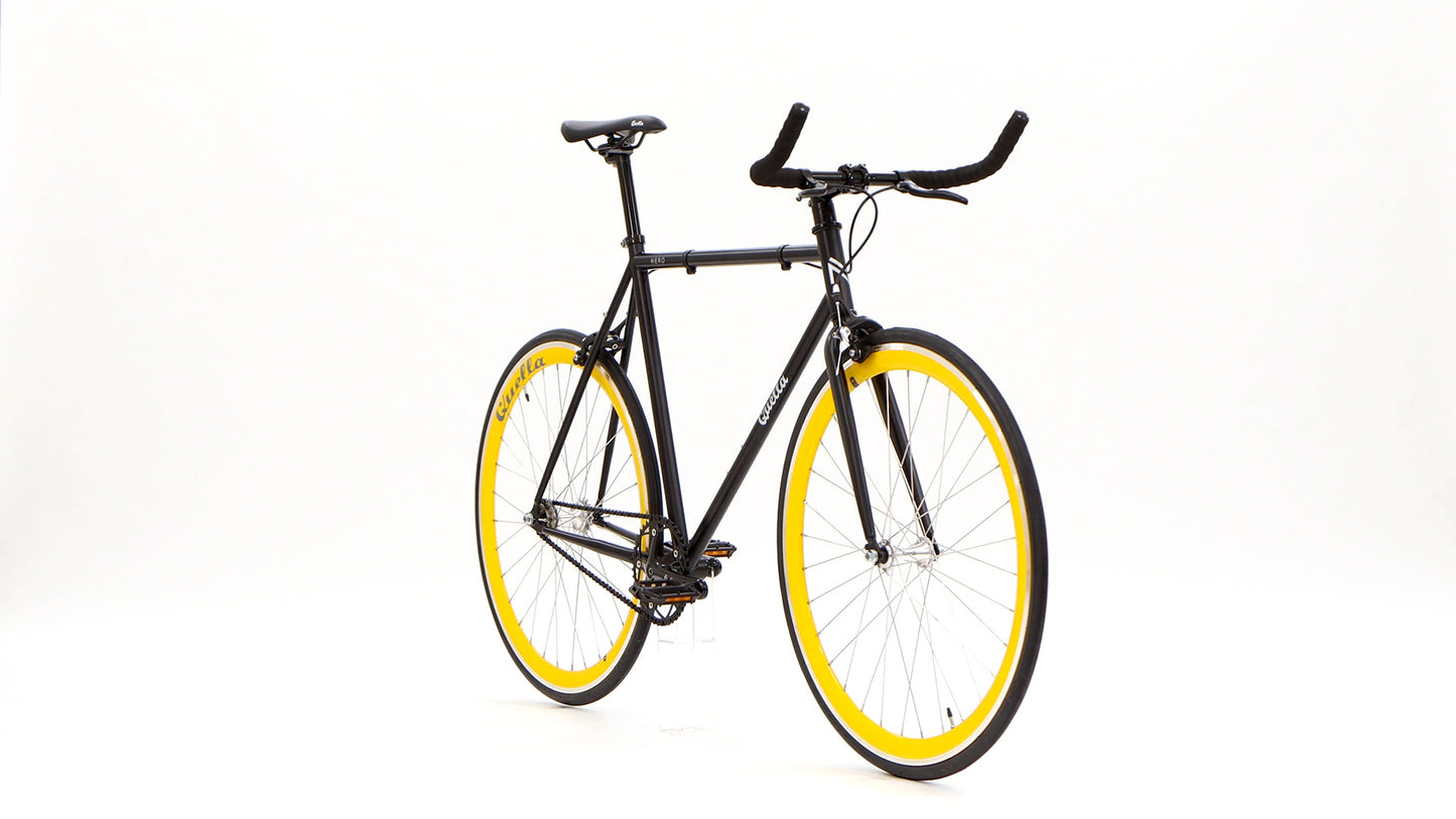 Nero Courier Yellow Single Speed Bike