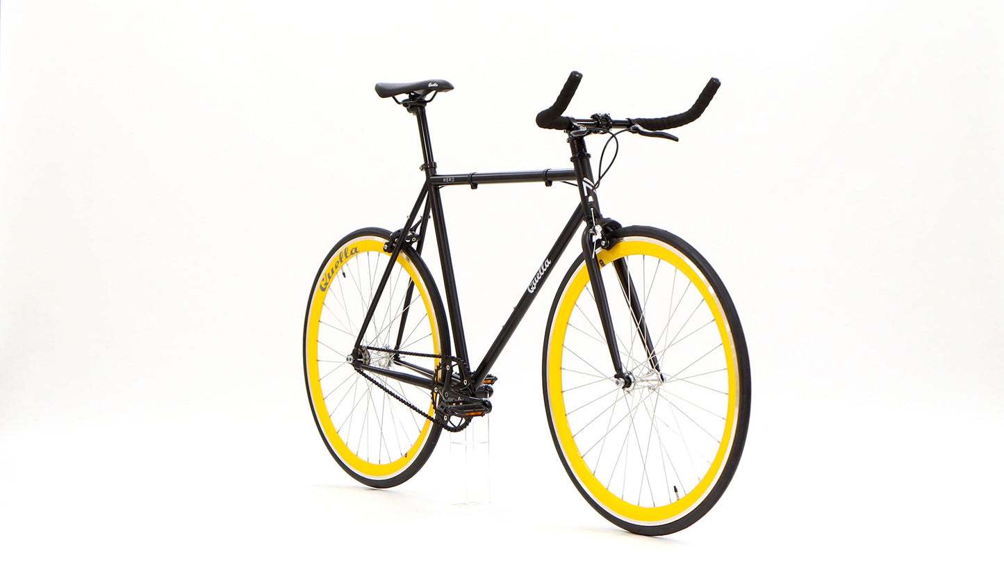 Nero Courier Yellow Single Speed Bike