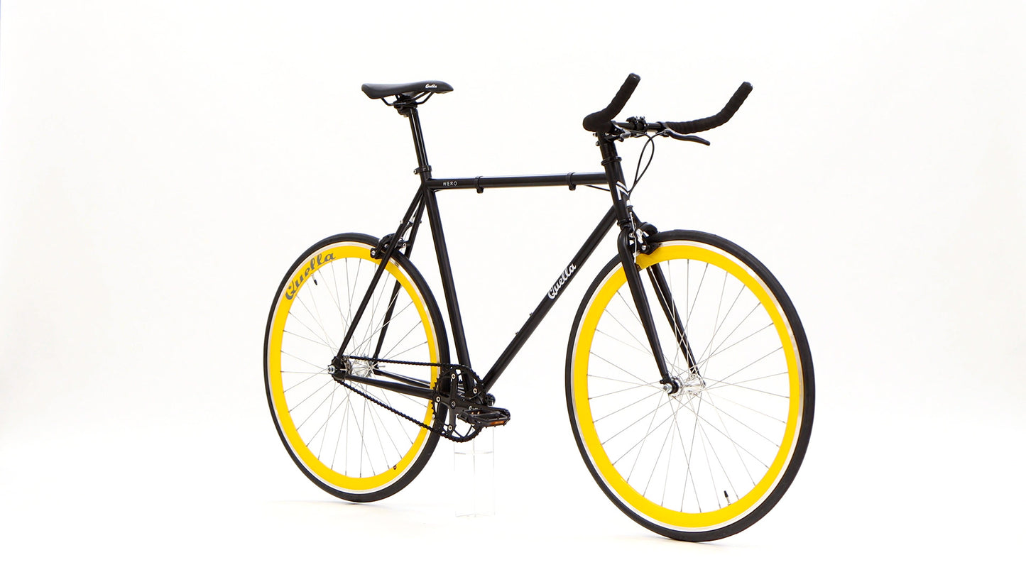 Nero Courier Yellow Single Speed Bike