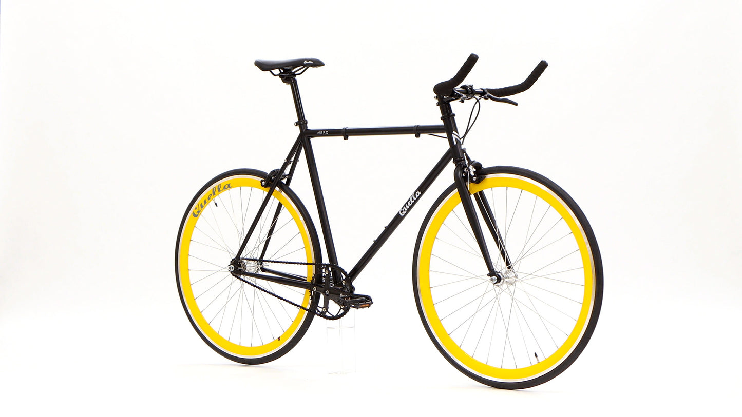 Nero Courier Yellow Single Speed Bike