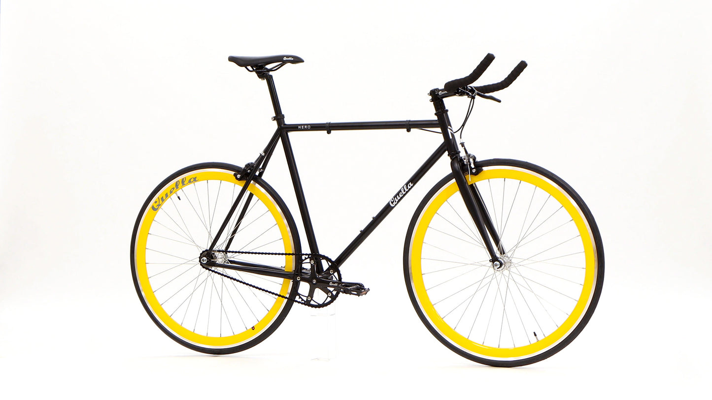 Nero Courier Yellow Single Speed Bike