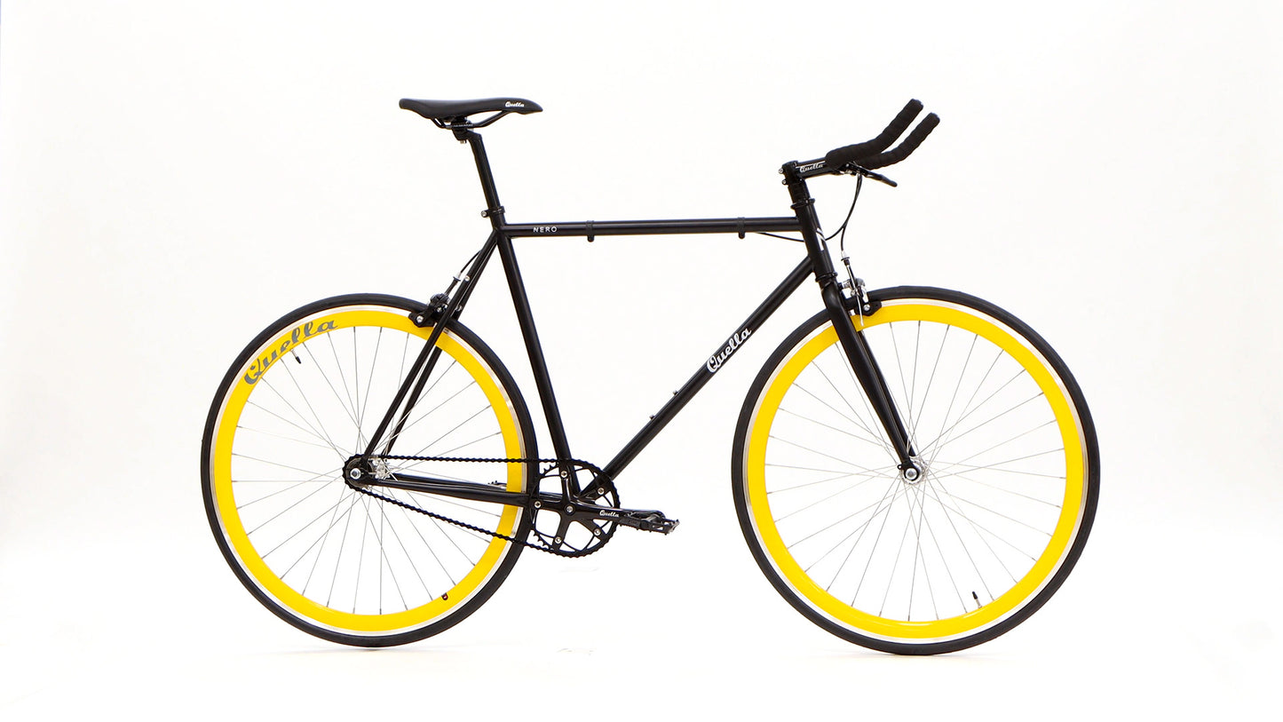 Nero Courier Yellow Single Speed Bike