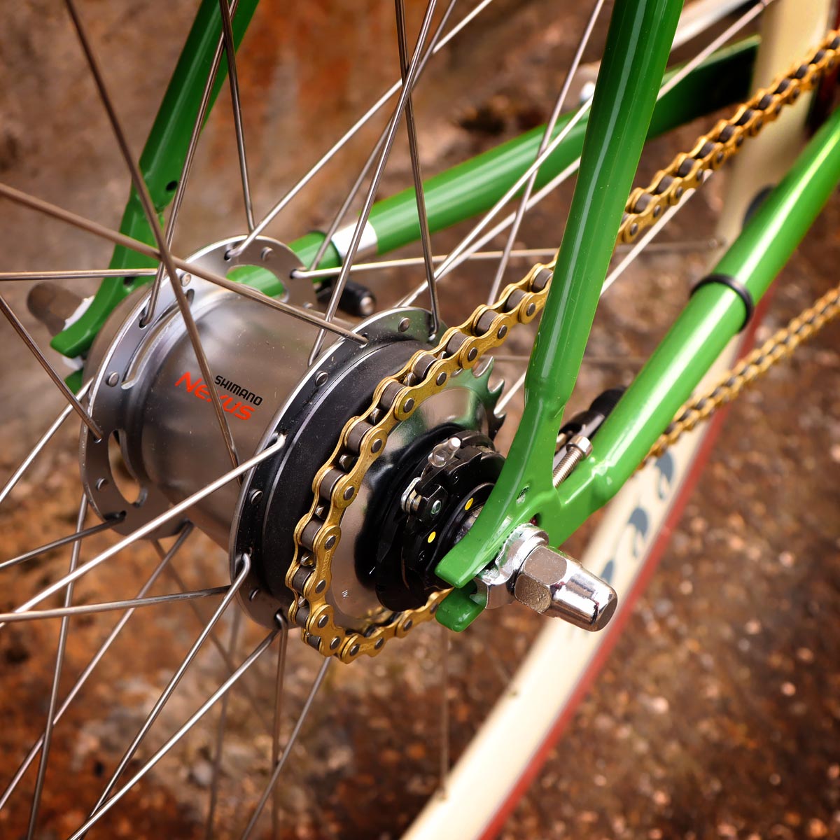 54cm Bicycle One Off Varsity Custom 'Green Bean' GEARED Classic (BHQ0056)