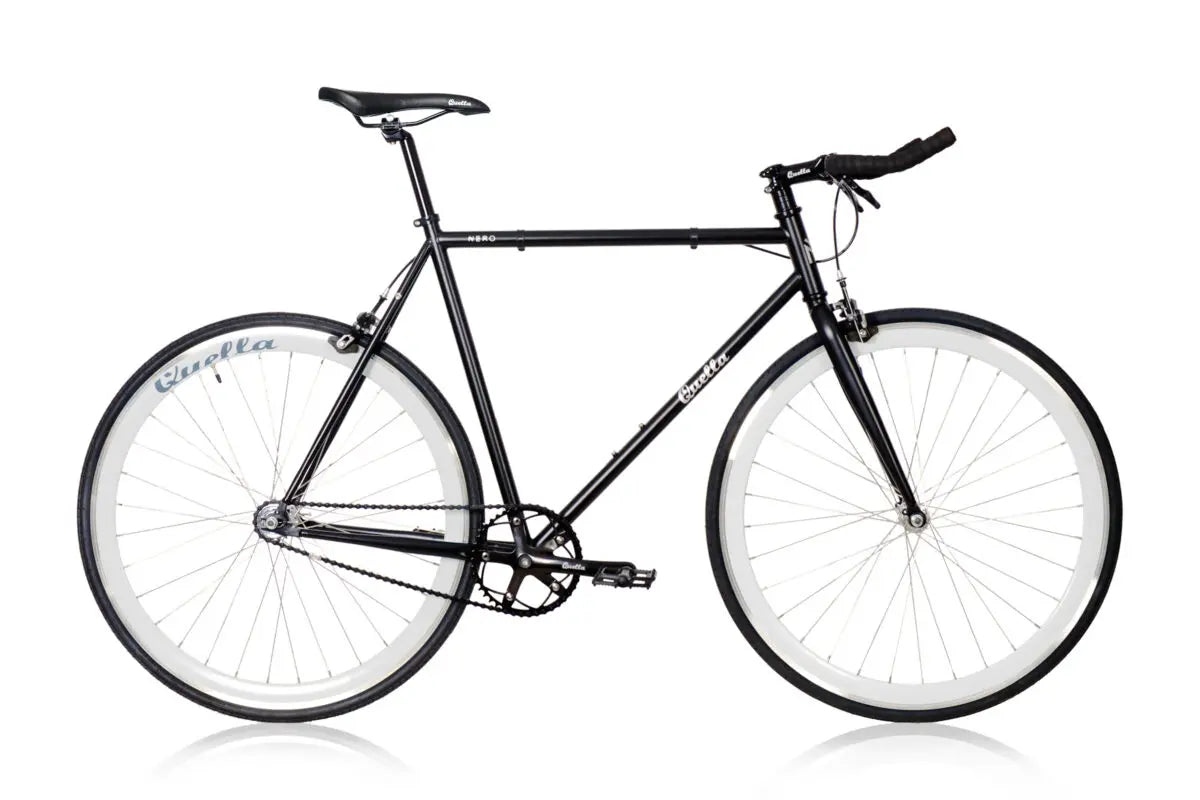 Fixie black top and white