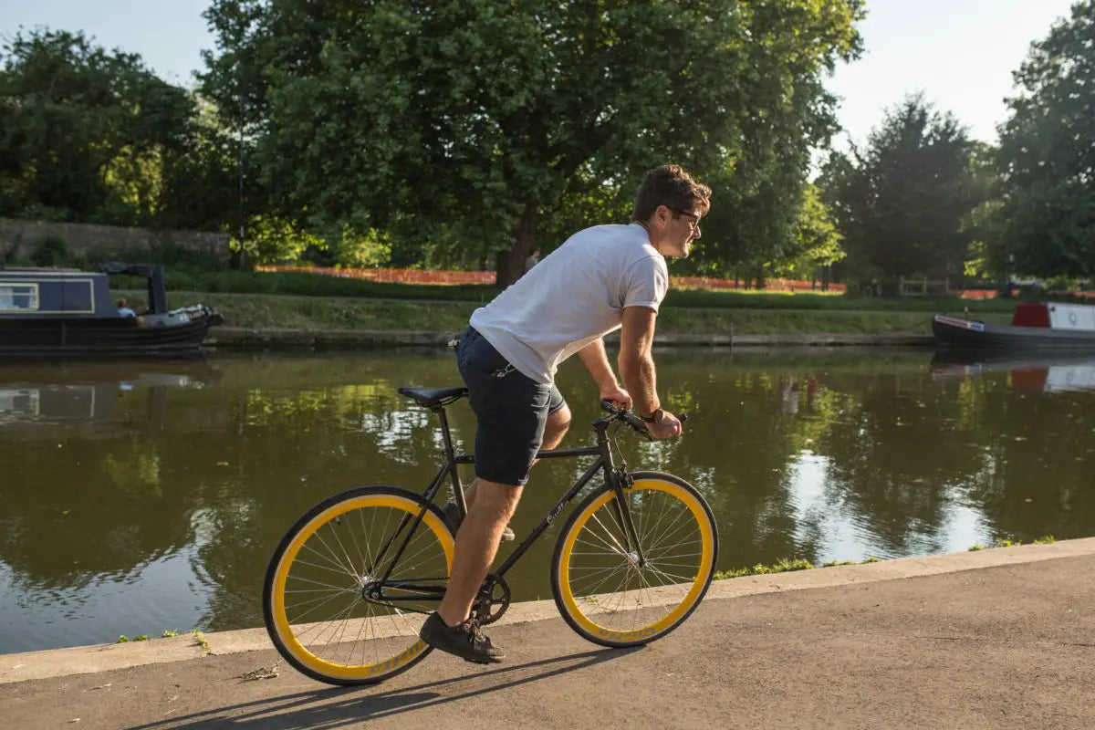 Nero Courier Yellow Single Speed Bike