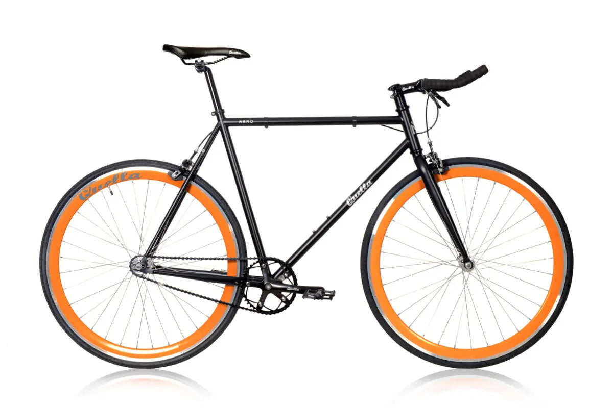 Nero Courier Orange Single-Speed Bike