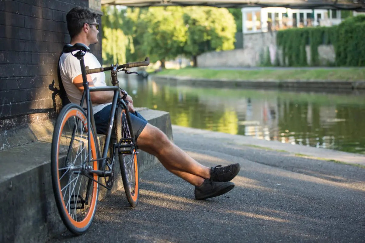 Nero Courier Orange Single-Speed Bike