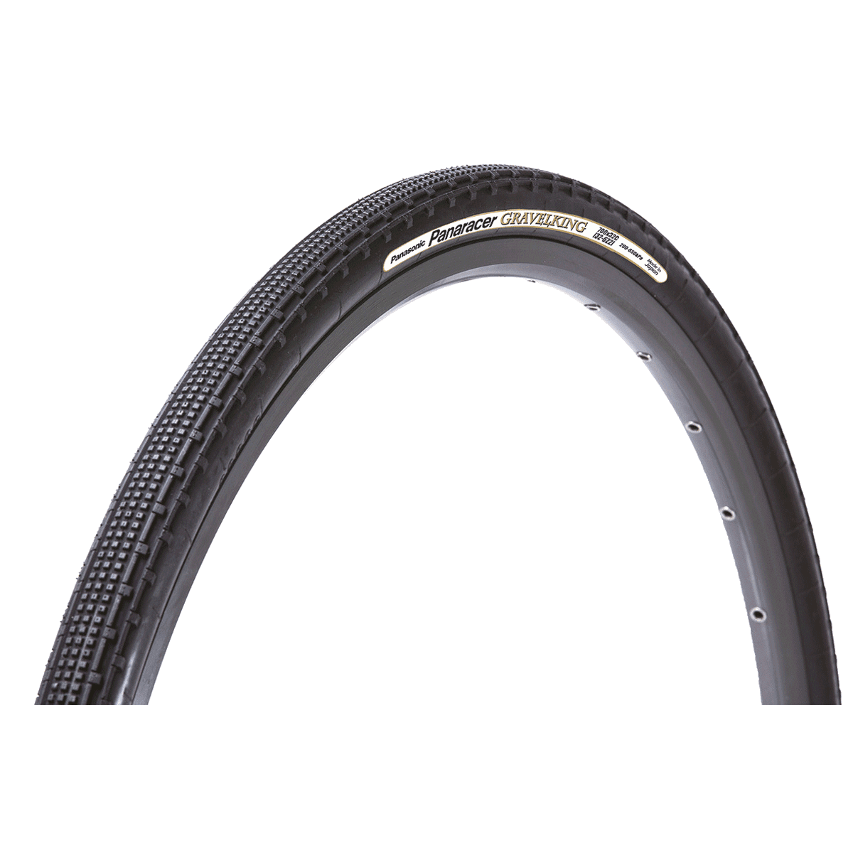 700 x 32C Panaracer GravelKing Folding Tyre Black