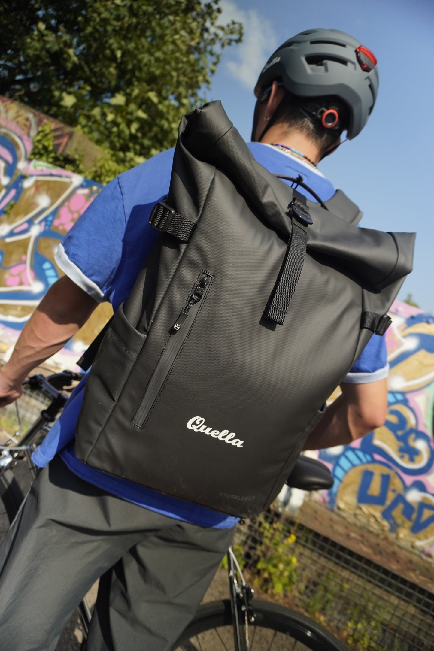 Quella x Stubble - 20L Roll Top Backpack
