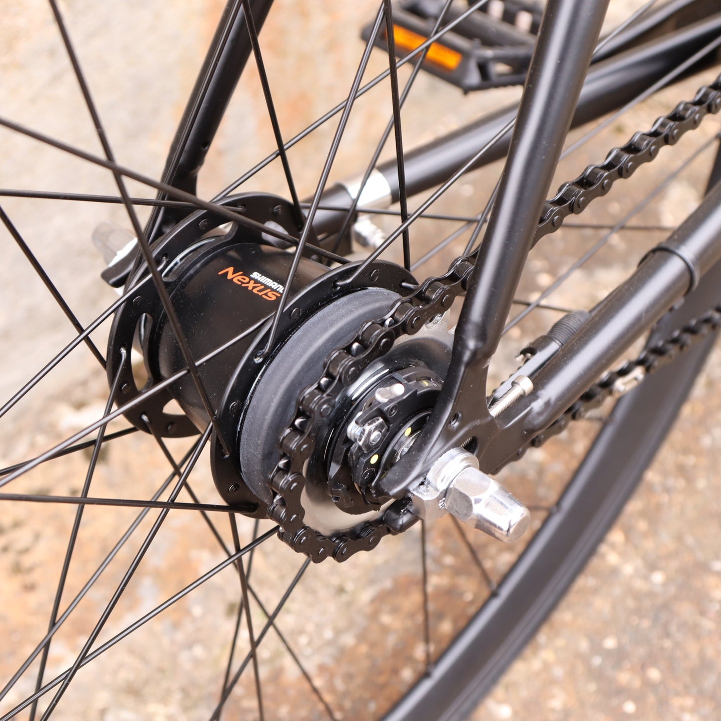 51cm "Abyss" Bicycle Ex Demo Nero Classic Nexus Geared with Black Wheelset (BHQ0054)