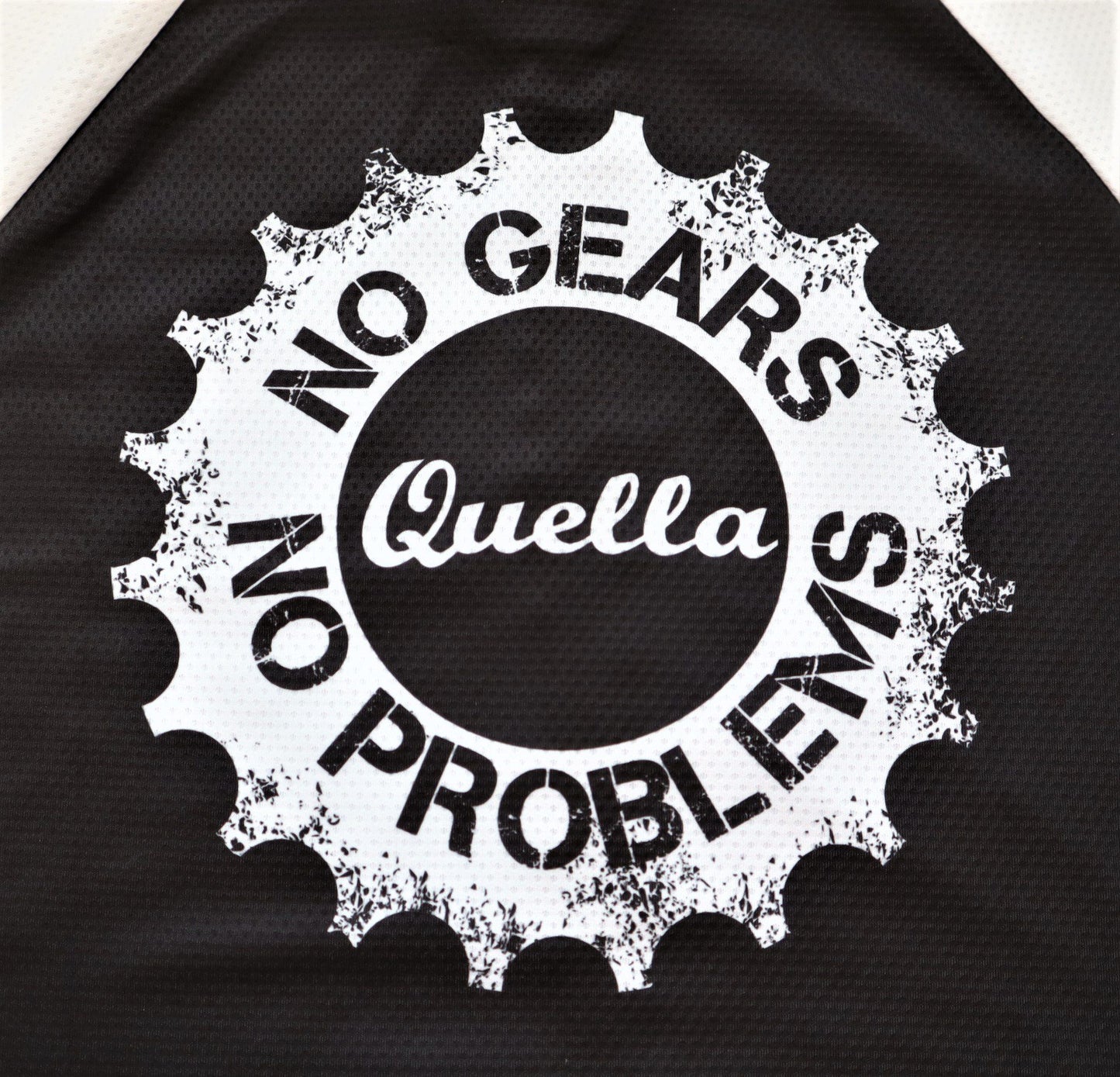 Quella 'No Gears, No Problems' Short Sleeve Cycling Jersey