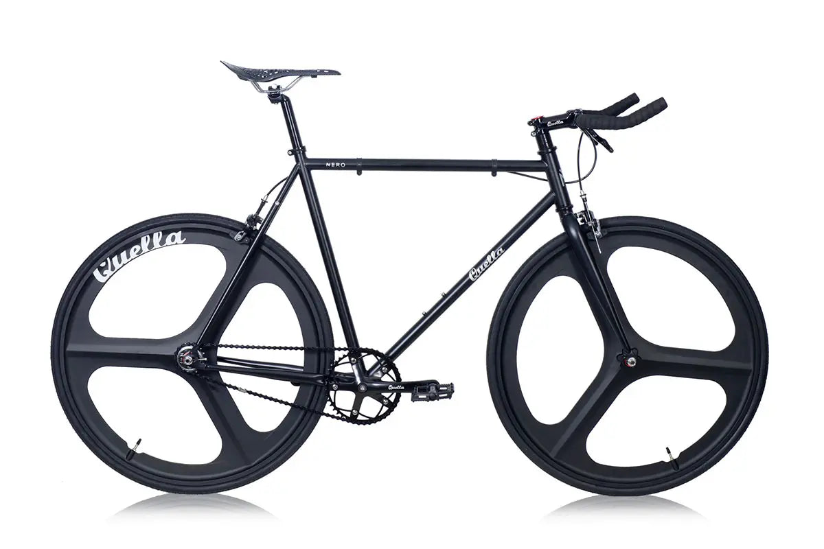 Quella Stealth Black Mk3 Urban Fixed Gear Bicycle